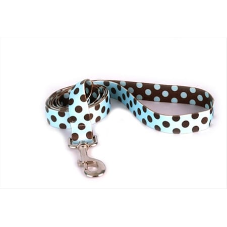 Blue And Brown Polka Dot Lead - 3/4 In. X 60 In.